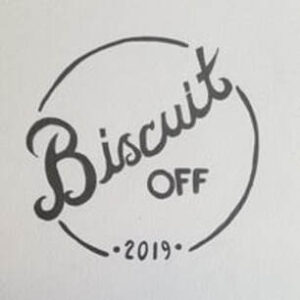 Logo for Biscuit Off, established in 2019.