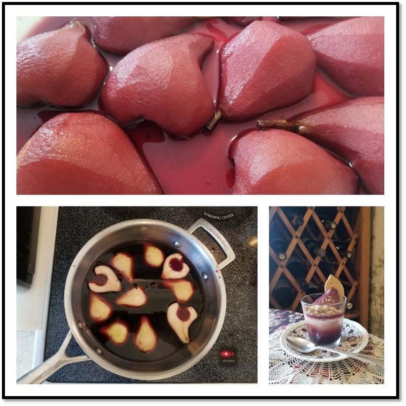 Heart-shaped sweets being cooked and served with tea.