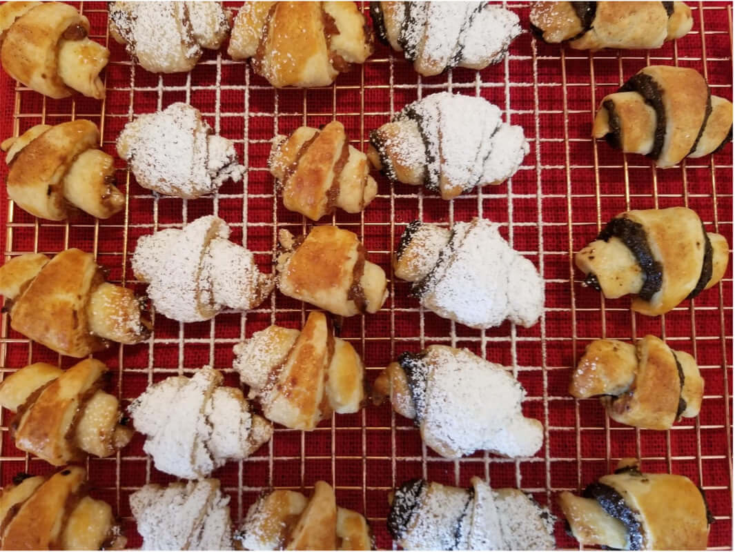 December 2023 – Featured Holiday Cookie: Rugelach