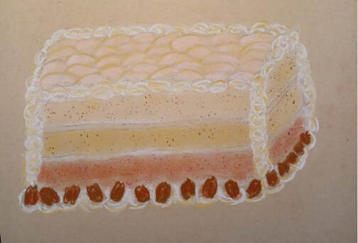 Microscopic view of skin layers showing cells and structures.