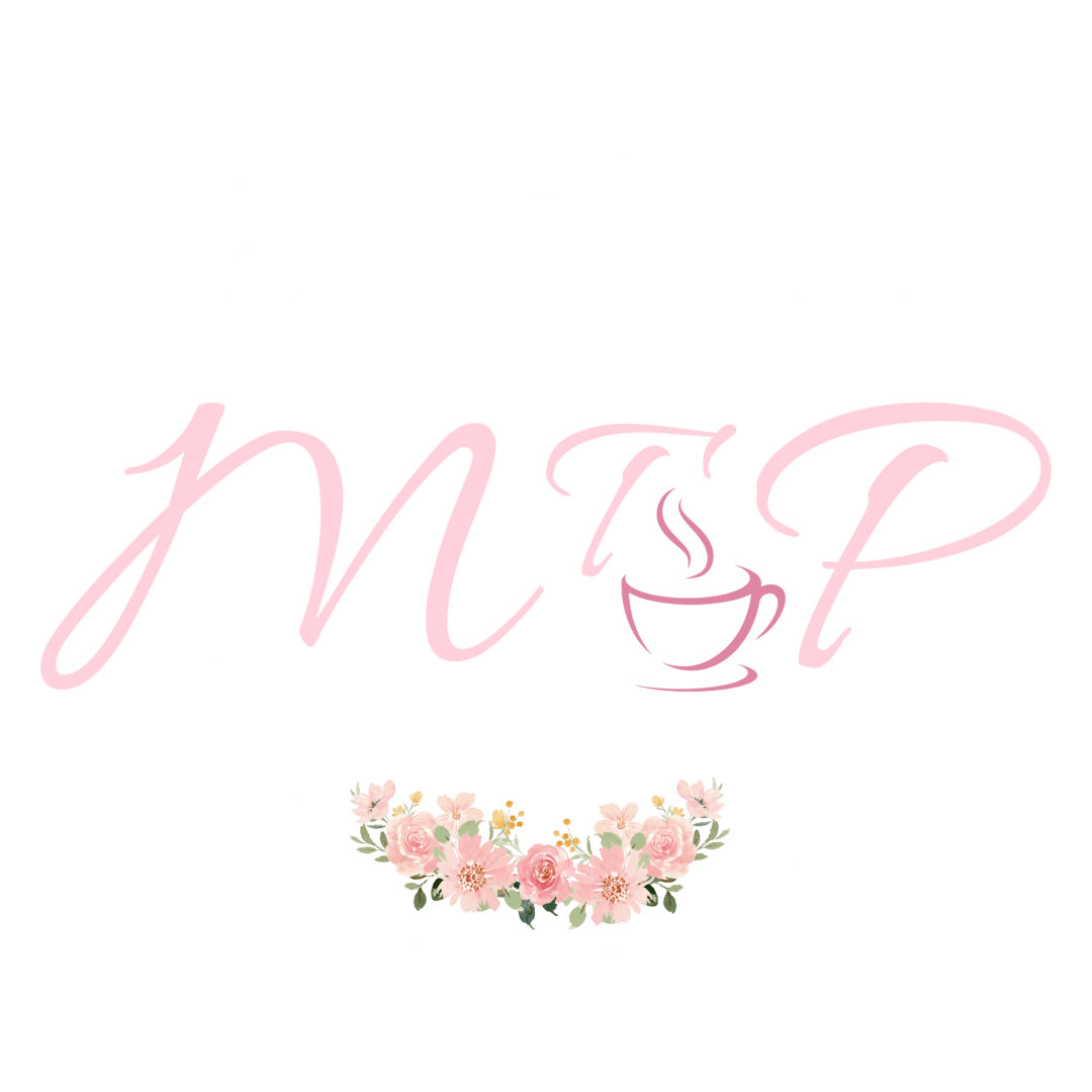 Elegant pink floral logo for MSP by La Sue Licious.